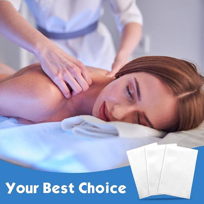 Tegeme 150 Pieces Disposable Massage Table Sheets 31" x 70" Waterproof Bed - Image 4