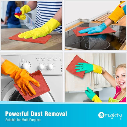 Orighty Cleaning Cloths Bulk, 150 Pack Shop Rags Reusable, Microfiber Cleaning - Image 4