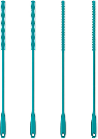 Silicone Straw Brush 4 Pack by Purtribe