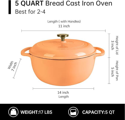 Premium Enameled Cast Iron Dutch Oven - Image 2
