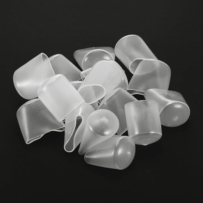 uxcell 20pcs Rubber End Caps Protective Caps 27mm ID Vinyl PVC Round Tube Bolt - Image 4