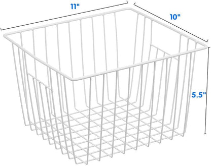 Upright Freezer Organizer Bins， Freezer Baskets - Image 4
