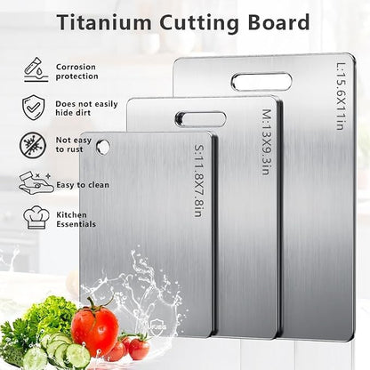 Titanium Cutting Board, Non Toxic, Double-Sided Food Grade Chopping Board - Image 5