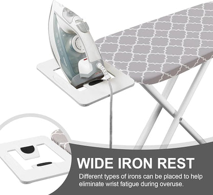 Ironing Board, Foldable Ironing Board Adjustable Height Compact Iron Board - Image 2
