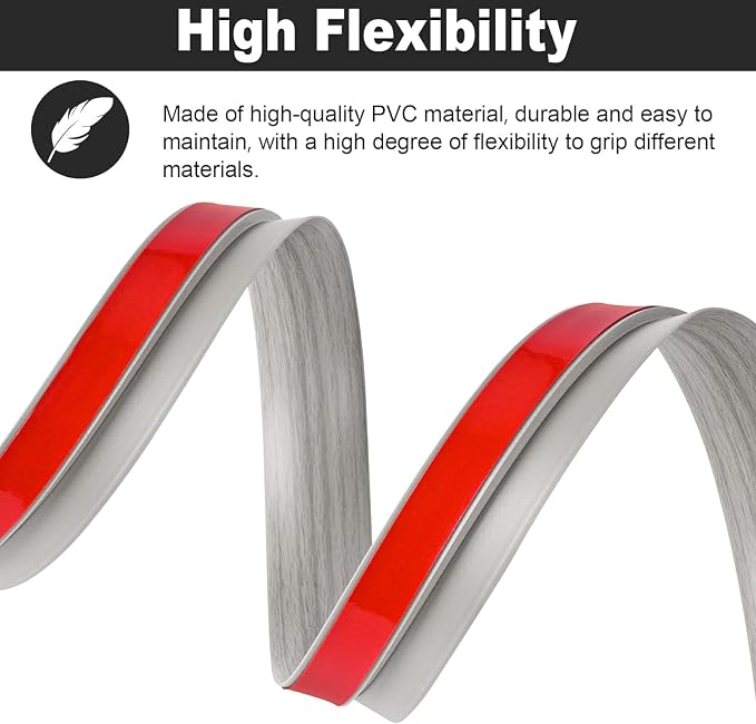 3.3Ft Carpet Floor Transition Strip, Self Adhesive Floor Edging Trim Strip - Image 5
