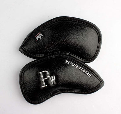 CRAFTSMAN GOLF 12pcs or 1pc Thick Synthetic Leather Golf Iron Head Covers Set - Image 3