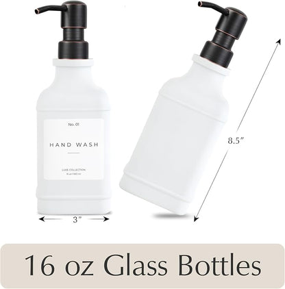 Emerson Essentials Soap Dispenser, Dish Soap Dispenser, Farmhouse Bottles - Image 2