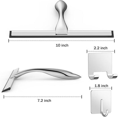 All-Purpose Stainless Steel Shower Squeegee - Image 2