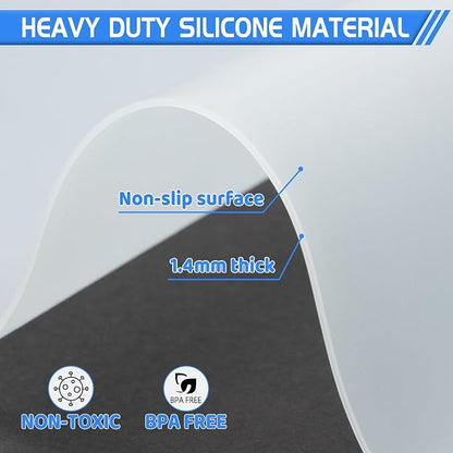 Warome Silicone Mat, Arts and Crafts, Soldering and Resin, No Creases Counter - Image 4