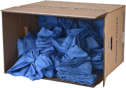 PRO SOURCE 10 Lb Box Virgin Surgical Lint-Free Blue Cotton Huck Towels: 16" x - Image 2