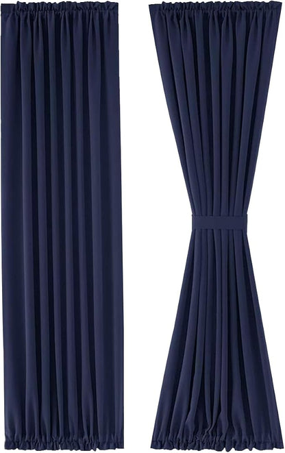 DWCN French Door Curtains – Rod Pocket Thermal Blackout Curtain - Image 7