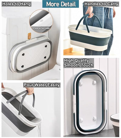 Collapsible Mop Wash Basin Bucket - Image 4