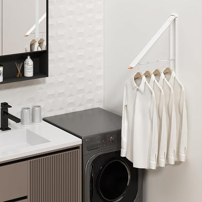 Clothes Drying Rack for Laundry Drying Rack Wall Mounted Clothes Hanger Rack - Image 6