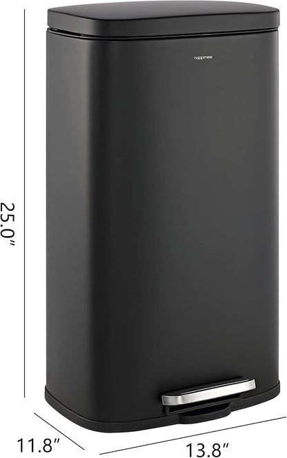 happimess HPM1011B Curtis 8-Gallon Step-Open Trash Can - Image 4