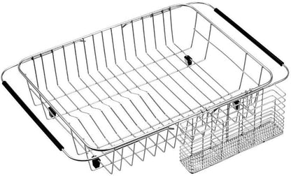 SANNO Expandable Dish Drying Rack Over Sink Dish Rack Shelf in Sink or On - Image 7