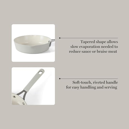 Martha Stewart Heathland 8 Inch Aluminum Fry Pan Cookware Non-Toxic Premium - Image 5