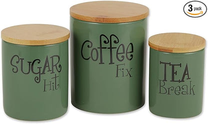 DII Kitchen Accessories Retro Collection, Canister Set, 3 Piece by DII