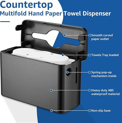 Paper Towel Dispenser Countertop, Hand Towel Dispenser, Commercial Paper Towel - Image 5