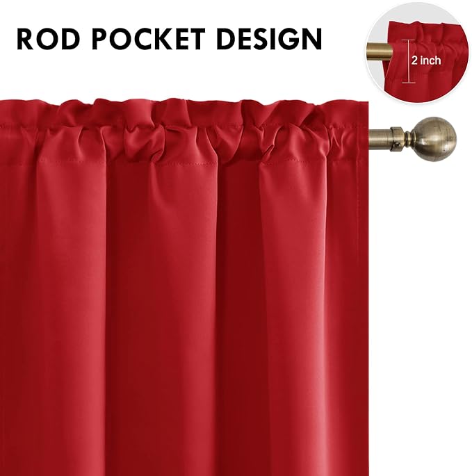 DWCN Blackout Curtains for Bedroom - Image 4