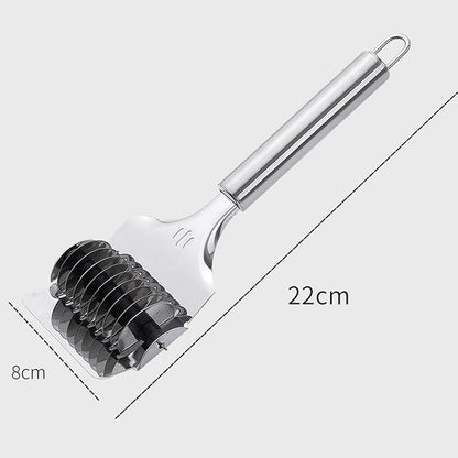 Pasta Noodle Cutter, High Grade Stainless Steel Pasta Spaghetti Maker Noodle - Image 2