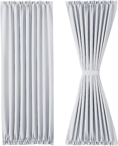 DWCN French Door Curtains – Rod Pocket Thermal Curtain - Image 7