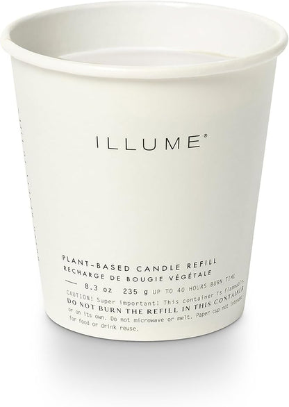ILLUME Boxed Glass Candle Refill, Balsam & Cedar by ILLUME
