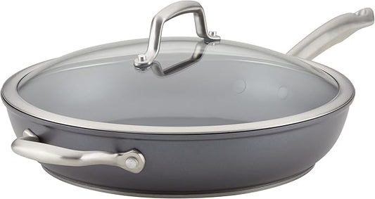 Anolon Accolade Forged Hard Anodized Nonstick Deep Frying Pan / Skillet by Anolon