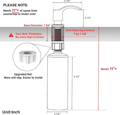 GAGALIFE Kitchen Sink Soap Dispenser - Image 6