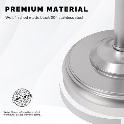 Toilet Paper Holder Stand, Brushed Nickel Toilet Paper Holder Free Standing - Image 7