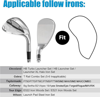 Barudan Golf Iron Club Head Covers Headcovers fits - Image 7