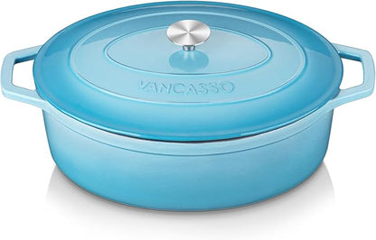 vancasso Enameled Cast Iron Dutch Oven, 9.3 Quart Dutch Oven Pot by vancasso