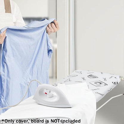 Seiritex Over The Door Ironing Board Cover 14 x 42 inch, Thick Padding and Heat - Image 7