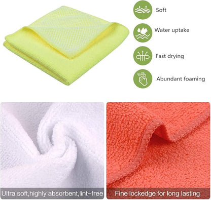 SINLAND Microfiber Dish Cloth for Washing Dishes Dish Rags Best Kitchen - Image 4