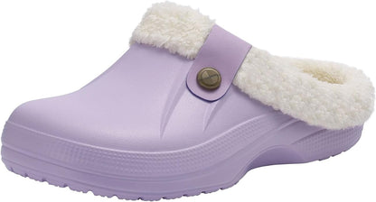 Beslip Classic Fur Lined Clogs Waterproof Winter Fuzzy Slippers by Beslip