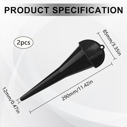Long-Neck Oil Funnel for Automotive – Multi-Function Plastic Funnel for Oil - Image 2