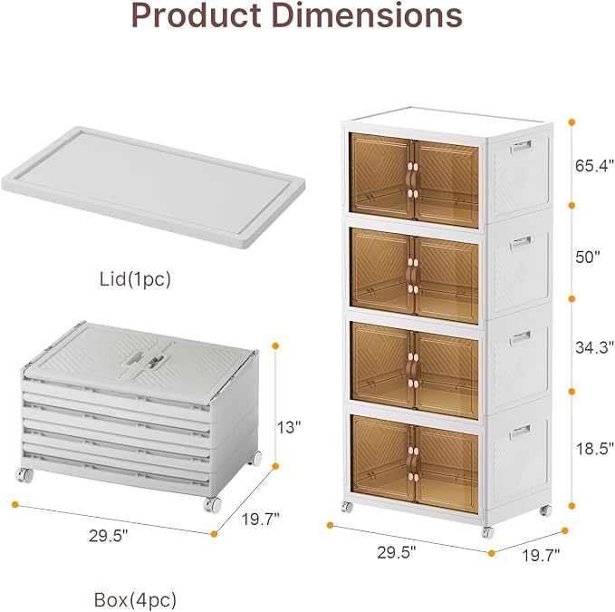 Extra Large Stackable Storage Bins - Image 4