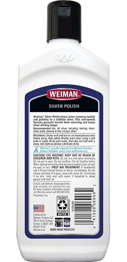 Weiman Silver Polish, 8 ounce Bottles - Image 2