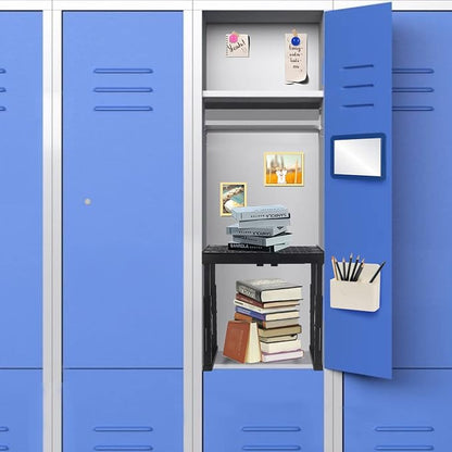 Svartur Locker Shelf for School Locker Adjustable Height and Width, Locker - Image 5