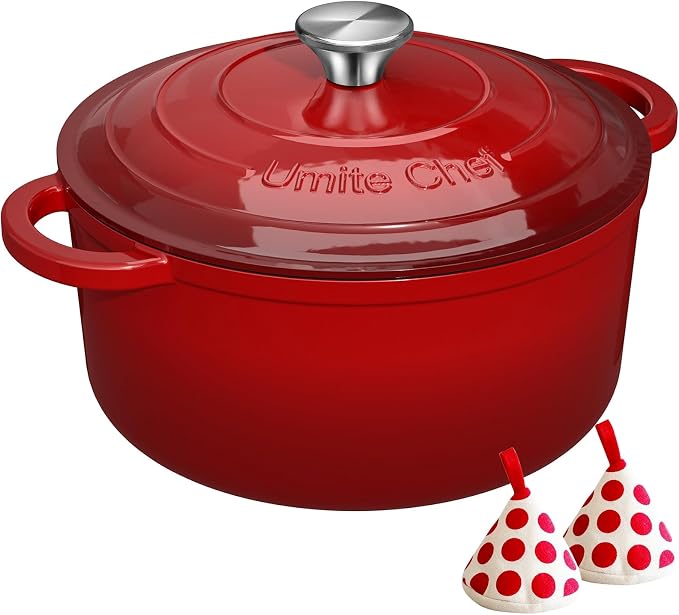 Enameled Cast Iron Dutch Oven by UmiteChef