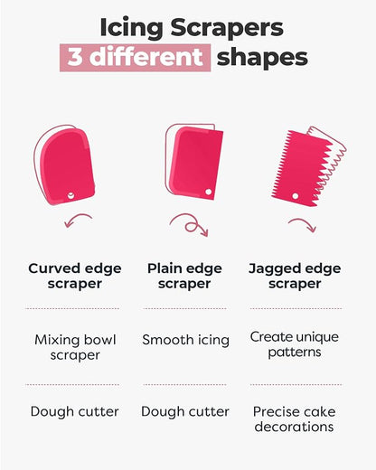 Kootek Cake Decorating Kit Baking Supplies Set Cake Turntable - Image 2