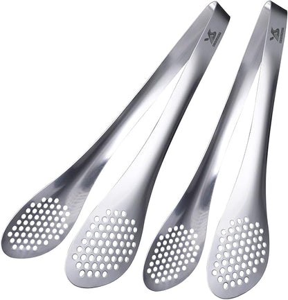 MSY BIGSUNNY 11Inch Kitchen Cooking Food Tongs Stainless Steel Buffet Tongs by MSYBIGSUNNY