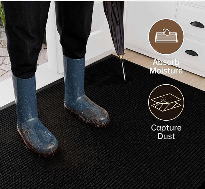 SRDDQLC Door Floor Mat Commercial Grade Large Size Heavy Duty Tough Entry - Image 5
