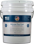Countryman Coatings 100% Silicone Roof Coating - Restore Your Roof in a Day - Seal Leaks, Cracks, Seams, Penetrations - Adheres to All Surfaces (4.75 Gallon, White)