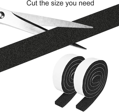 2 Rolls 1 Inch W 3/8 Inch T Weather Stripping Air Conditioner Open Cell Foam - Image 3