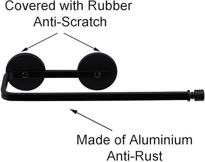 Magnetic Paper Towel Holder for Fridge, 12.3" Heavy Duty Magnet Rack, No Drill - Image 5