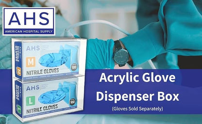 AMERICAN HOSPITAL SUPPLY Wall-Mount Glove Dispenser | Clear Acrylic Glove Box - Image 6