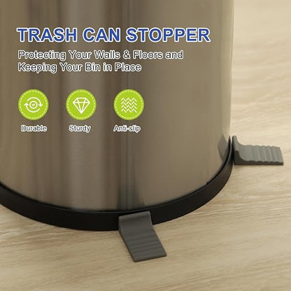LANMU Trash Can Wall Protector and Stop Moving Backward, Wall Spacer Garbage Bin - Image 2