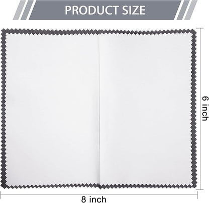 Breling 10 Pcs Silver Jewelry Polishing Cloths 6 x 8 inches Jewelry Cleaning - Image 2