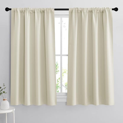 RYB HOME Blackout Curtains 63 inches Long by RYBHOME