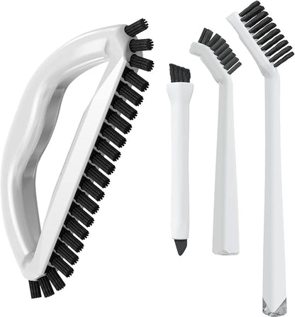 Grout Cleaning Brush Set Heavy Duty Hand Grout Scrub Brush & Detail Cleaning by TheCrownChoice